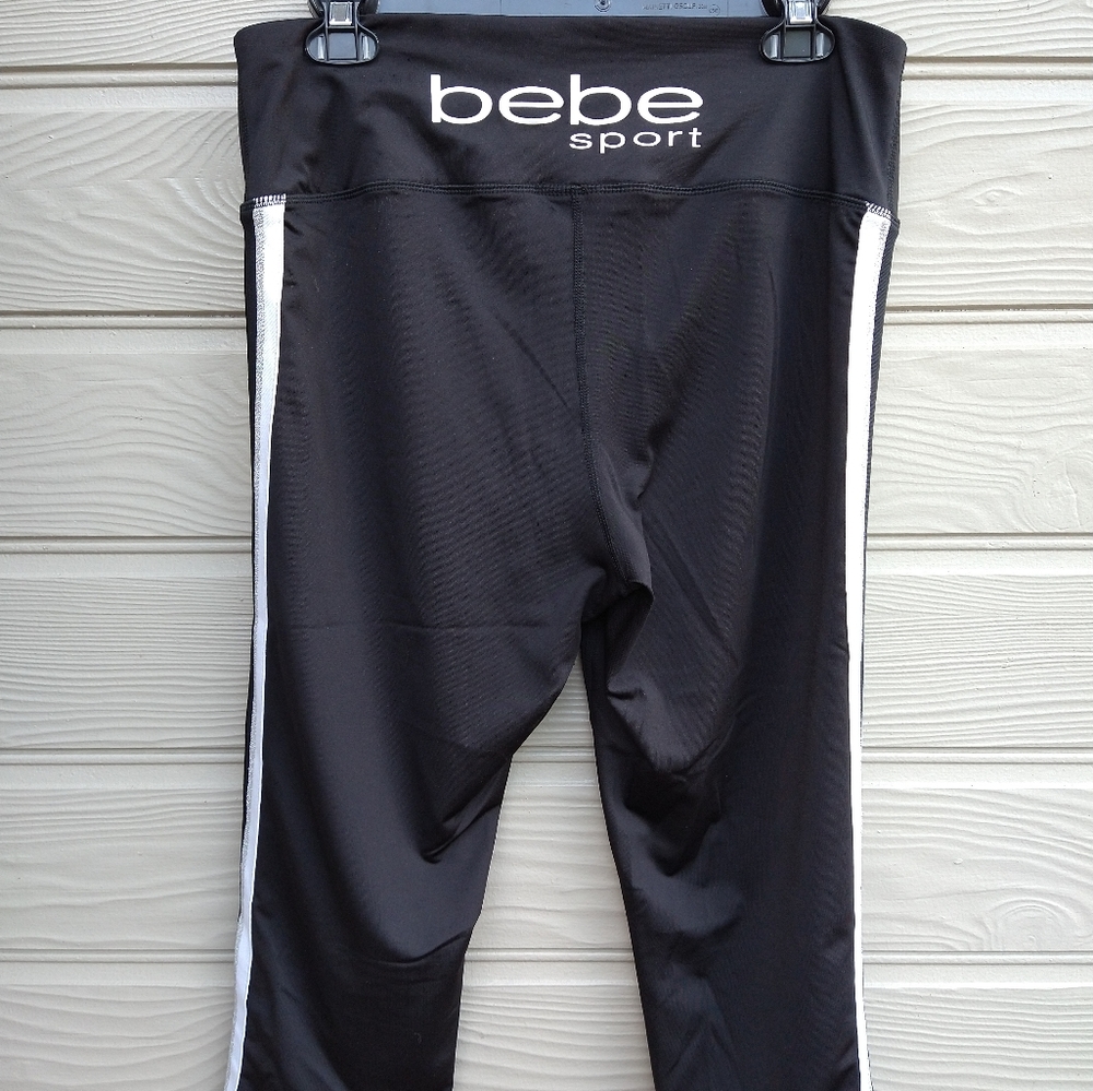 Bebe crop track pants